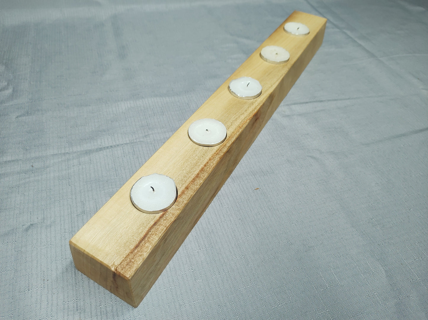5 Tea lights - Long straight.