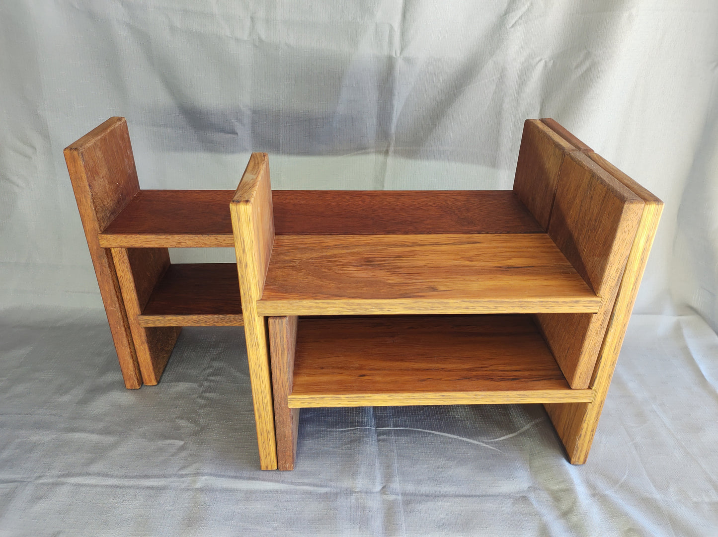 Adjustable shelving.