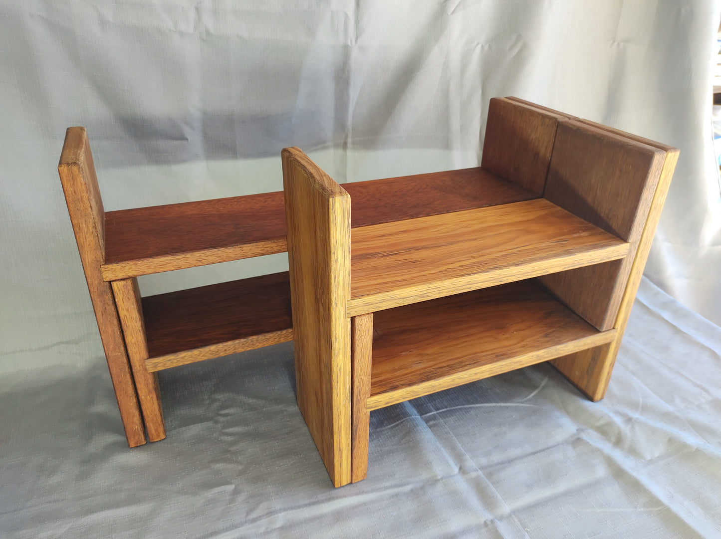 Adjustable shelving.