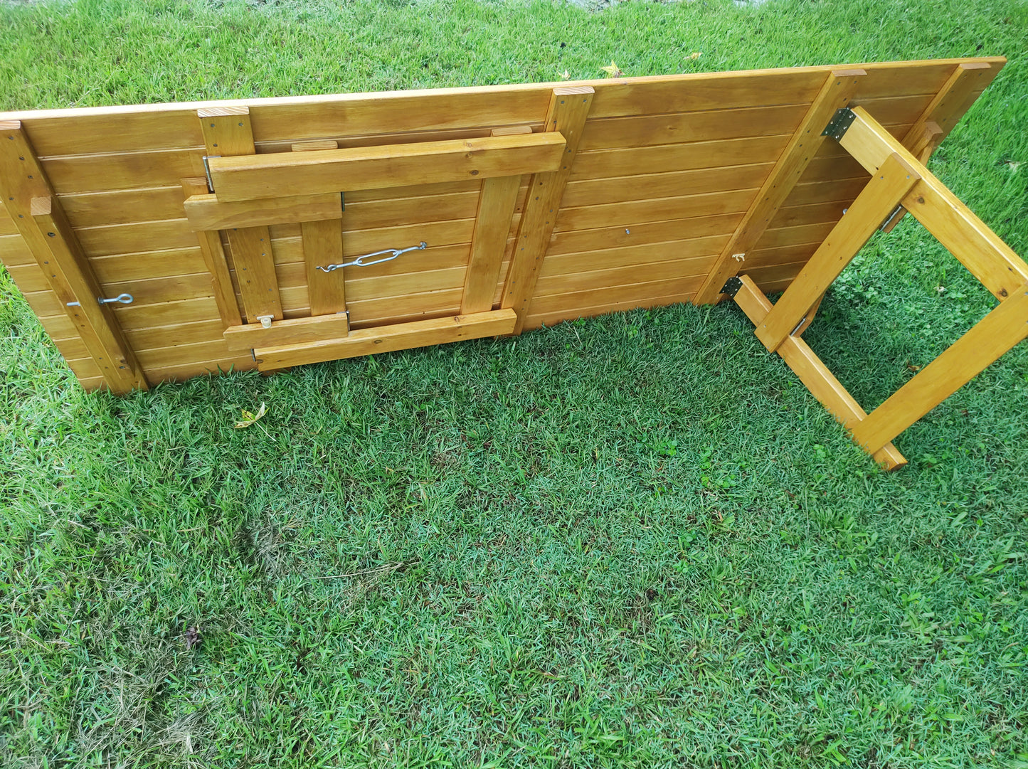 Fold away Pine Tables.