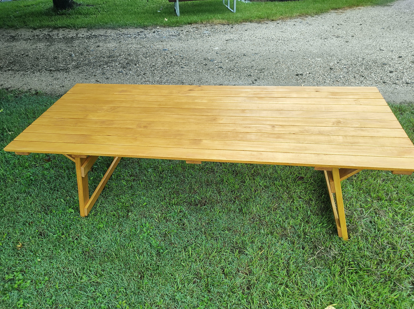 Fold away Pine Tables.