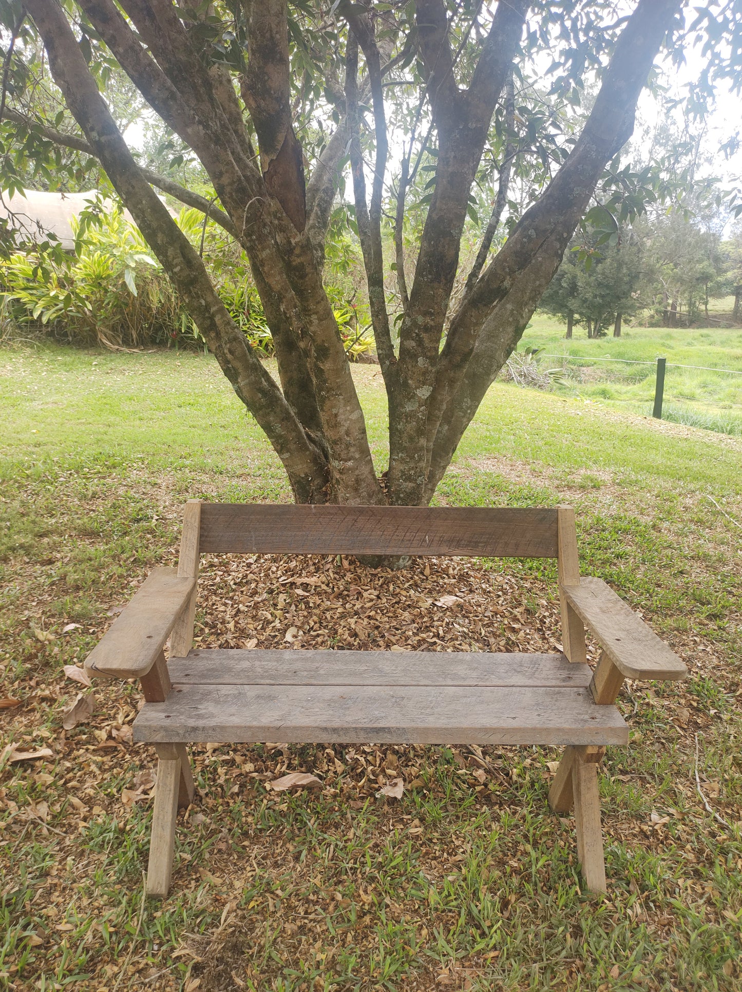 Twin seat garden chair.
