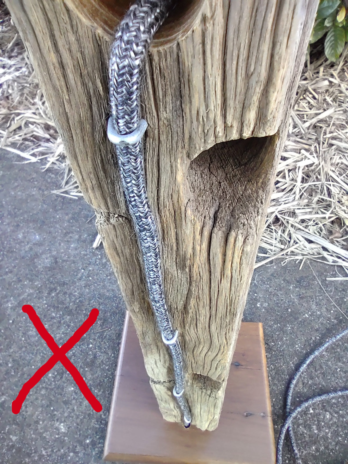 Floor Lamp - Full Height Fence Post