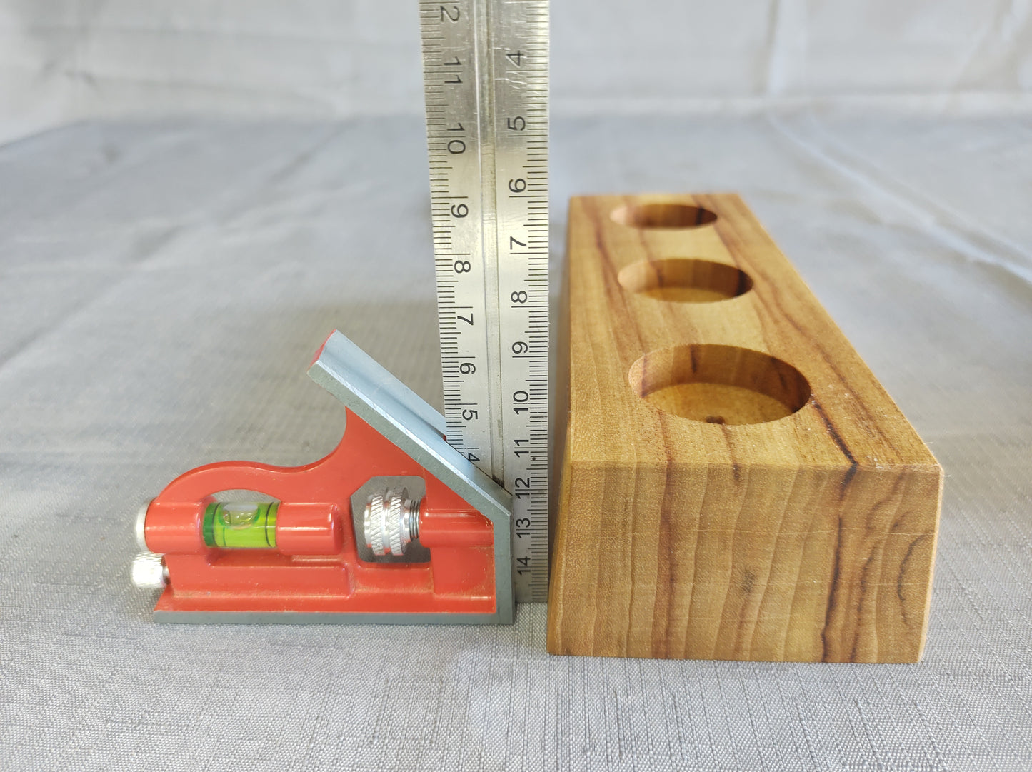 Twin Tea lights, rectangular.