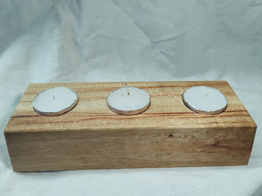 3 Tea lights, rectangle.