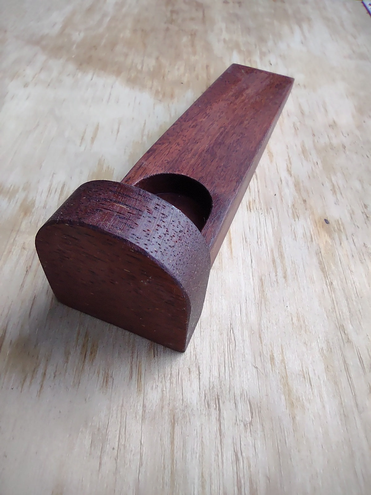 Door stop, no Knob, Red timber.