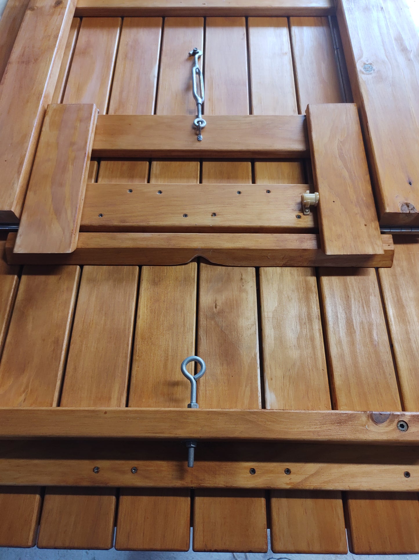 Fold away Pine Tables.