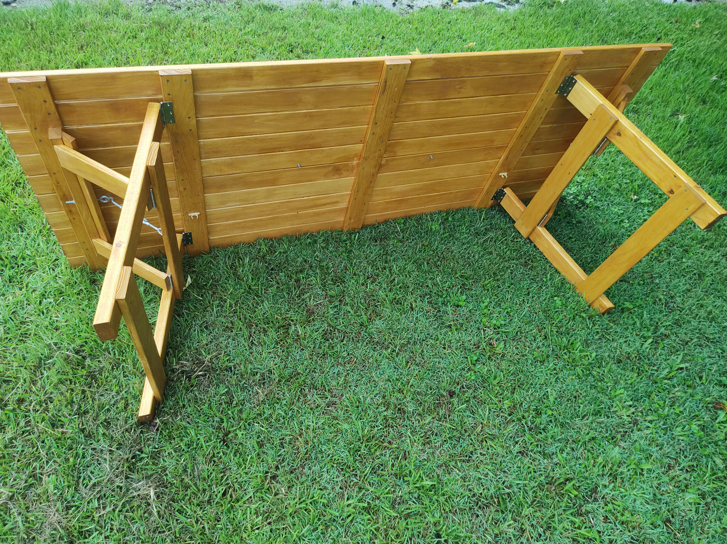 Fold away Pine Tables.