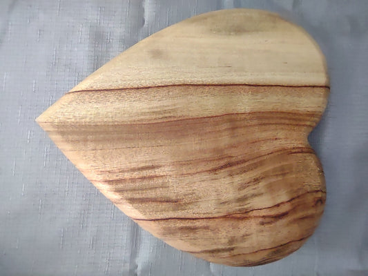 Timber display base - Heart.