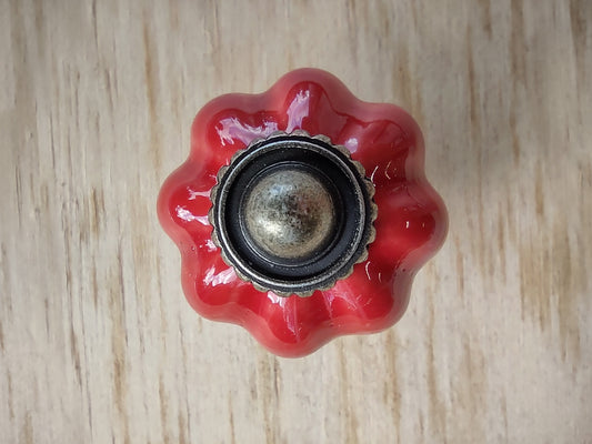 Knob, plain Red.