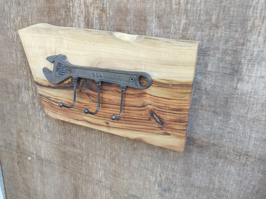 Coat hook board - Spanner shape